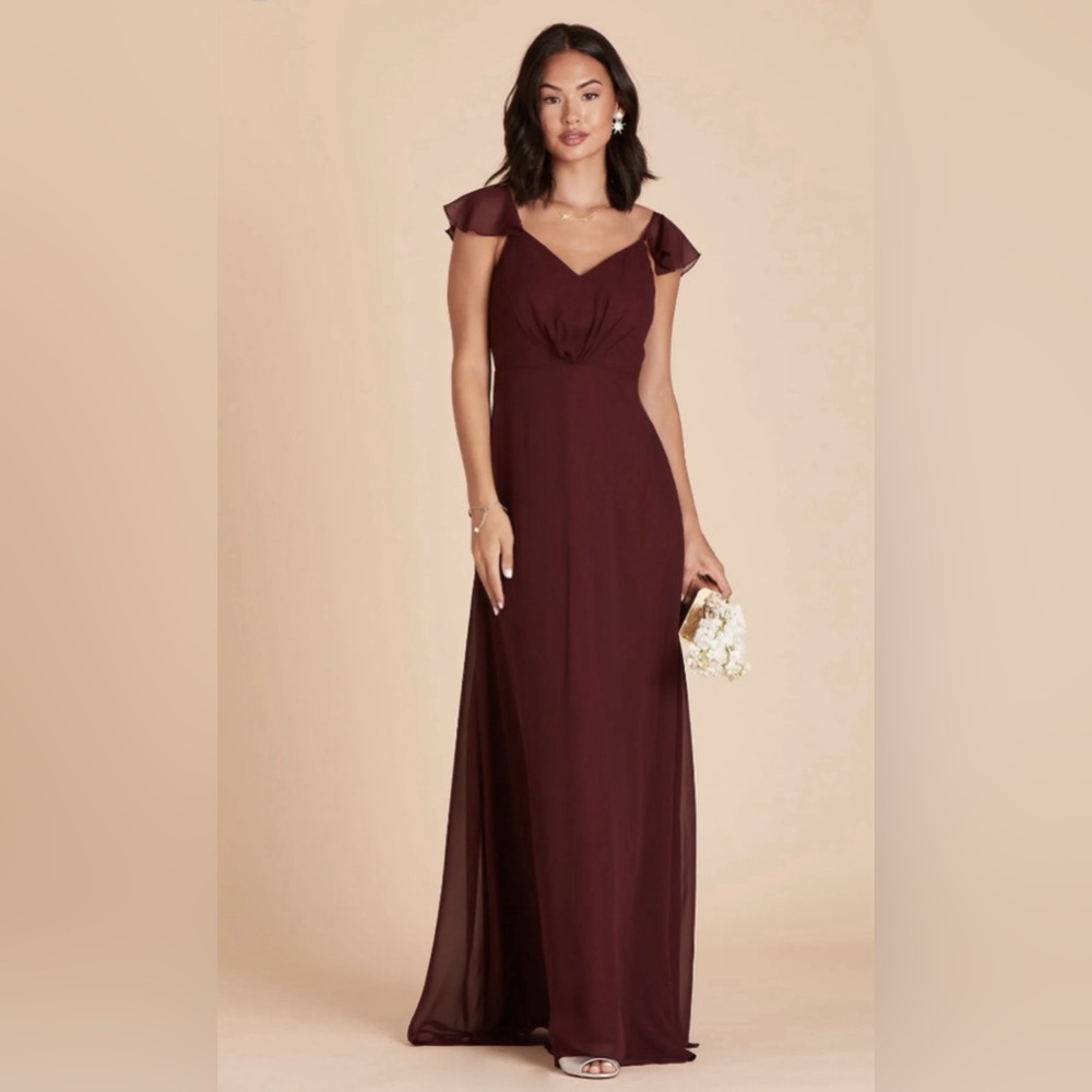 Birdy Grey Kae Dress Cabernet Bridesmaid Formal Prom Gown
